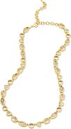 SAVVY CIE JEWELS Bezel Set Mixed Cubic Zirconia Tennis Necklace