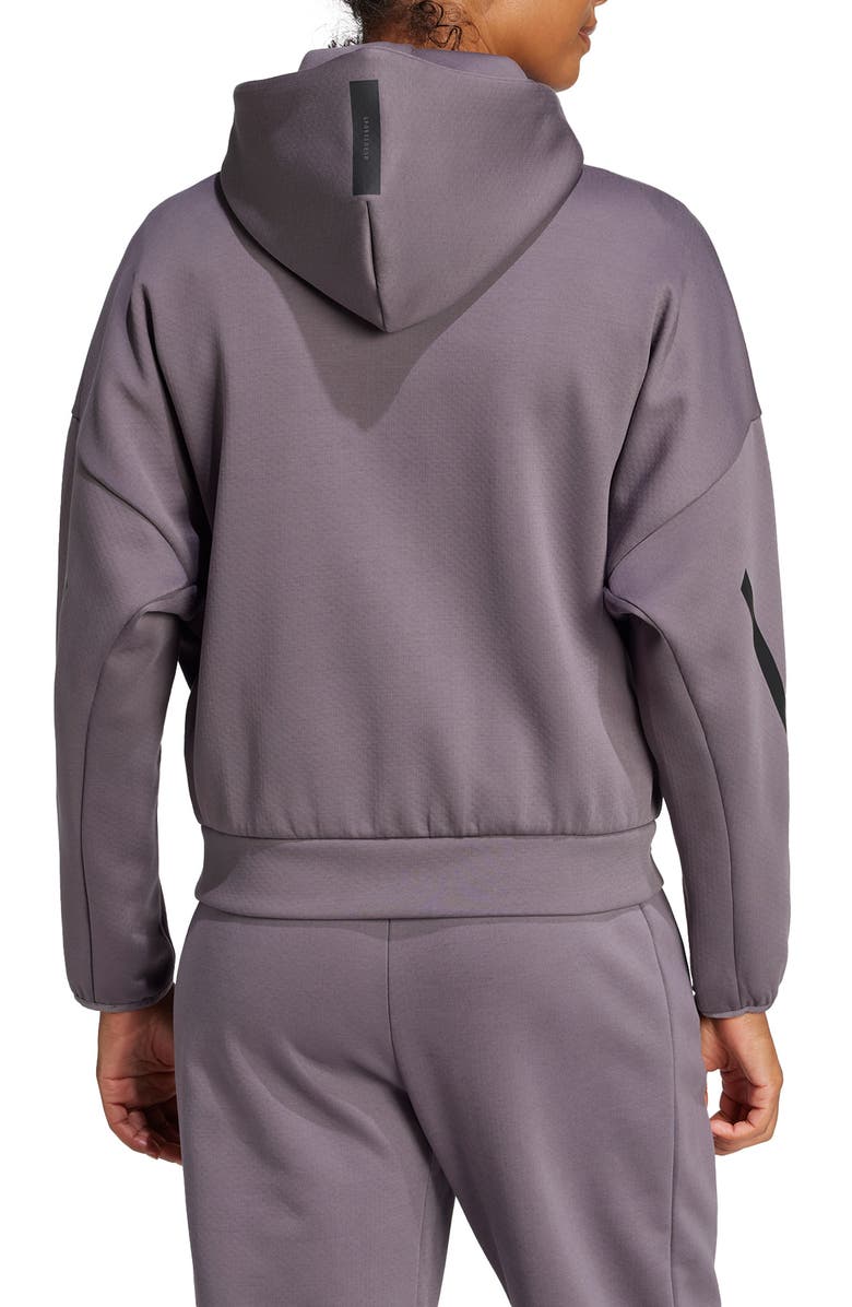 adidas Primeknit Zip Hoodie, Alternate, color, 