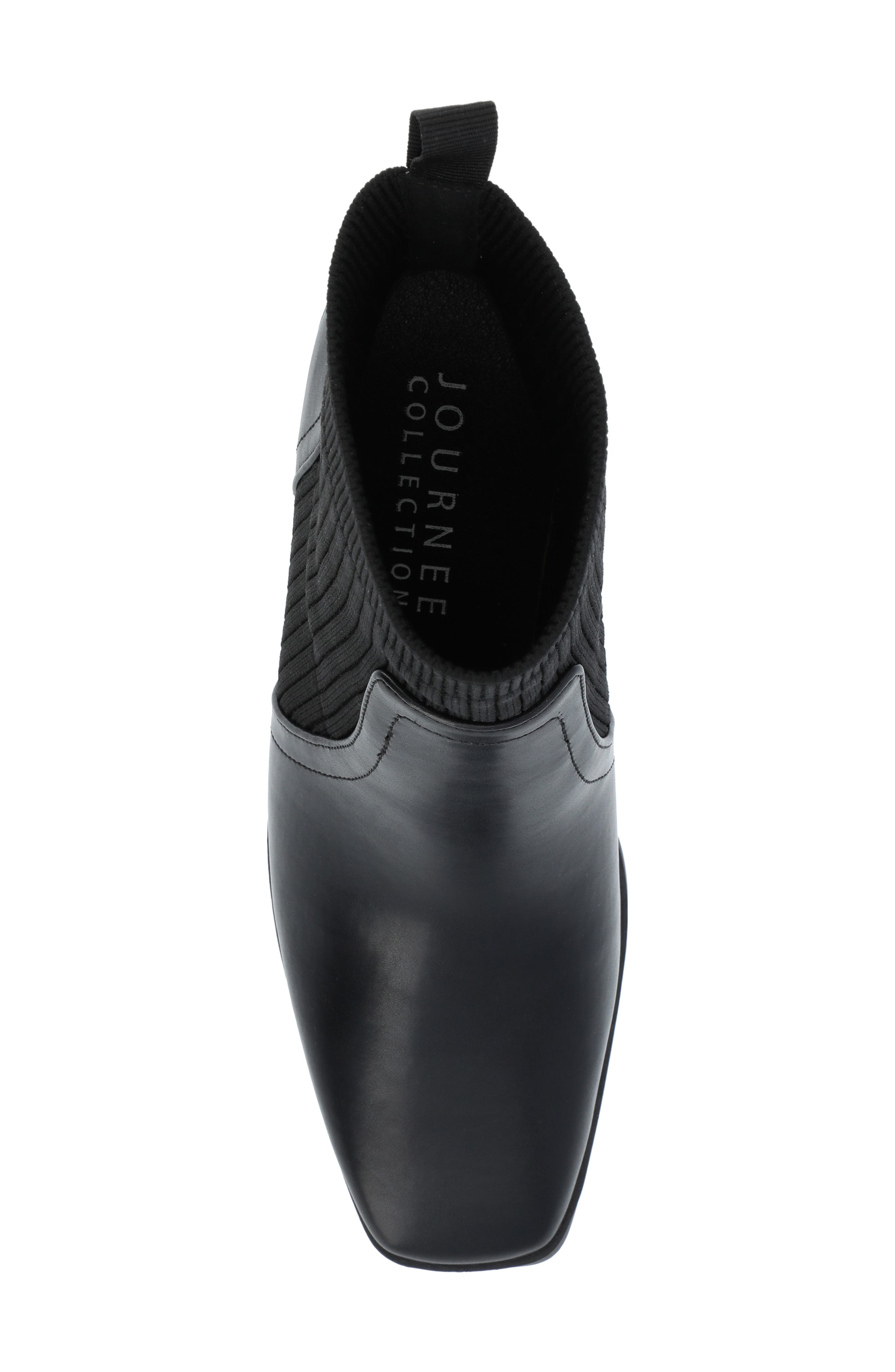 Harlowe Knit Bootie, Alternate, color, BLACK