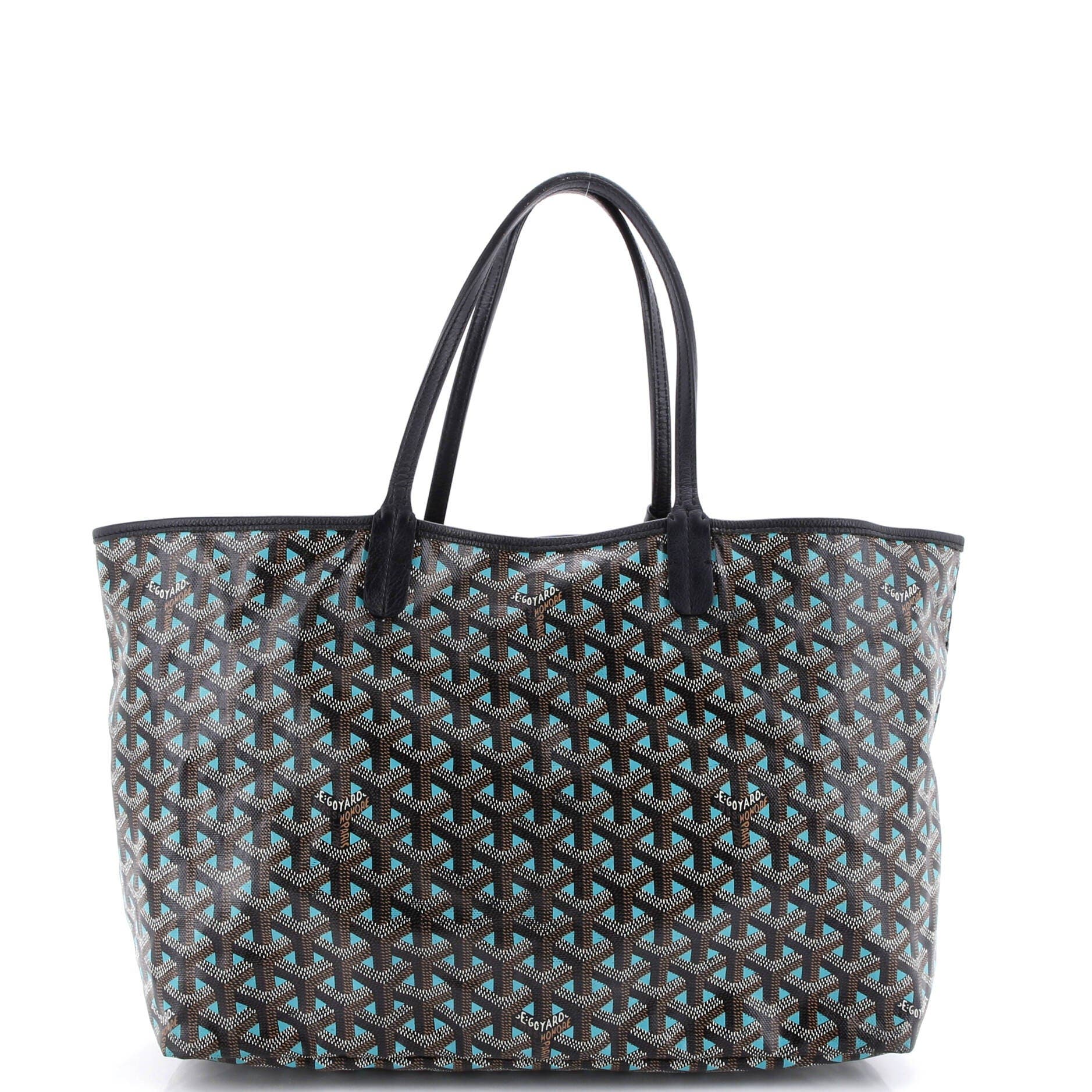 Pre-Owned Goyard Saint Louis Tote Claire Voie Coated Canvas PM, Main, color, 
