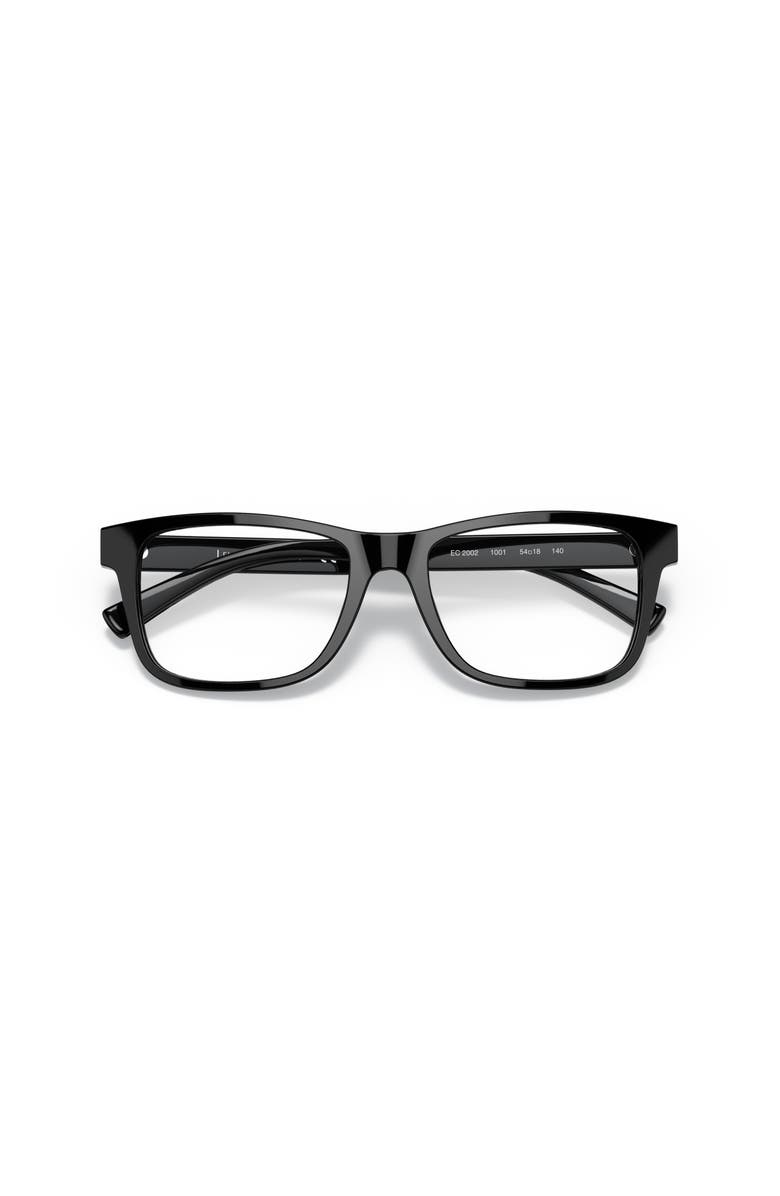 Lenscrafters 54mm Square optical glasses, Alternate, color, Black
