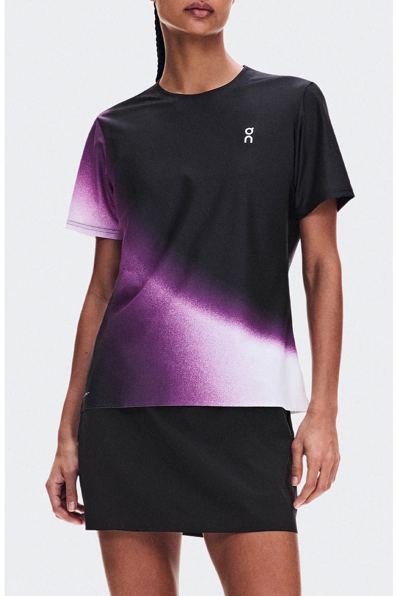 Court-T Swing Performance T-Shirt, Main, color, BLACK/ CASSIS