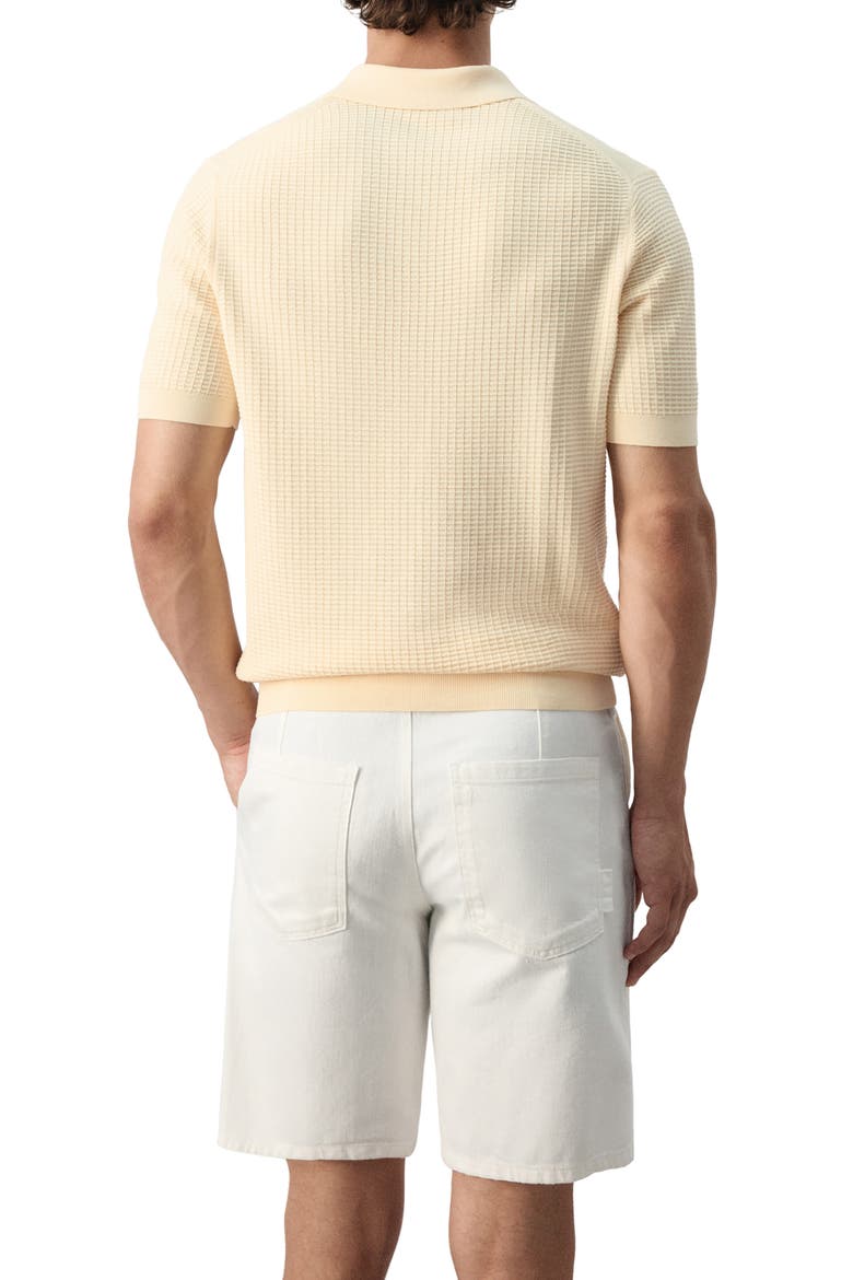 Slim Fit Cotton Polo, Alternate, color, PASTEL YELLOW
