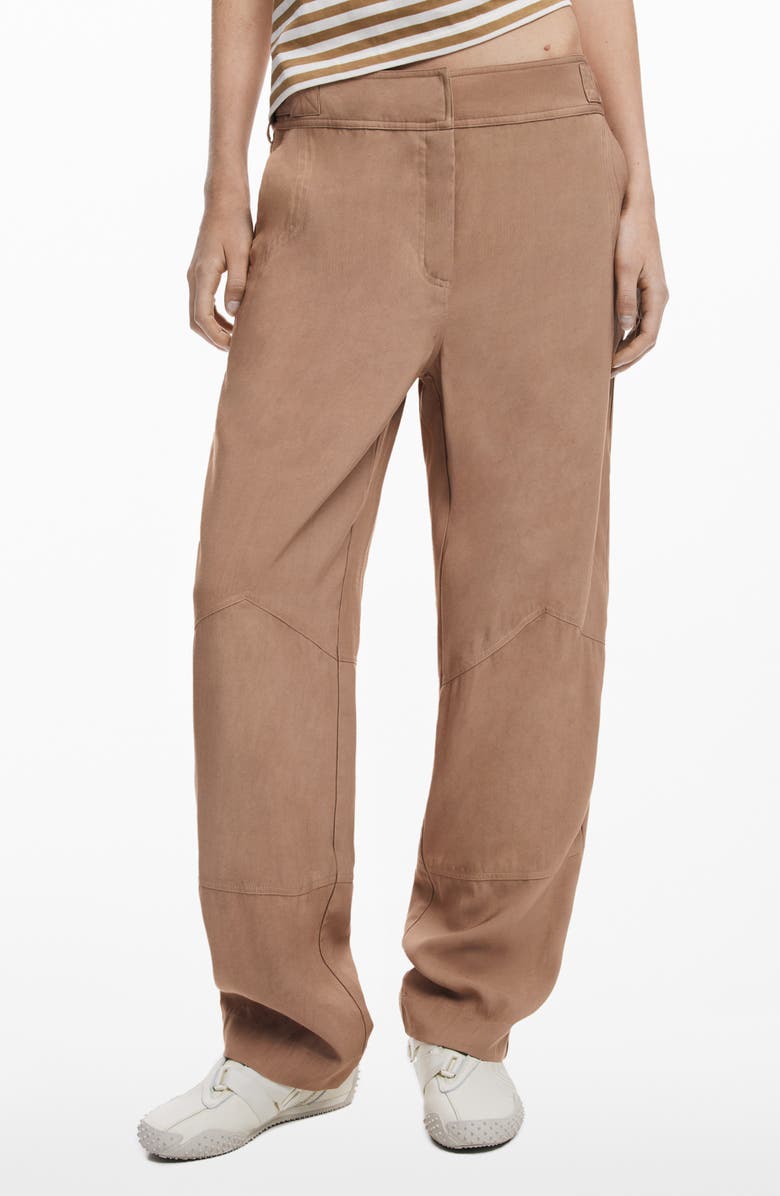 Desigual Utility Straight Leg Pants, Main, color, Camel