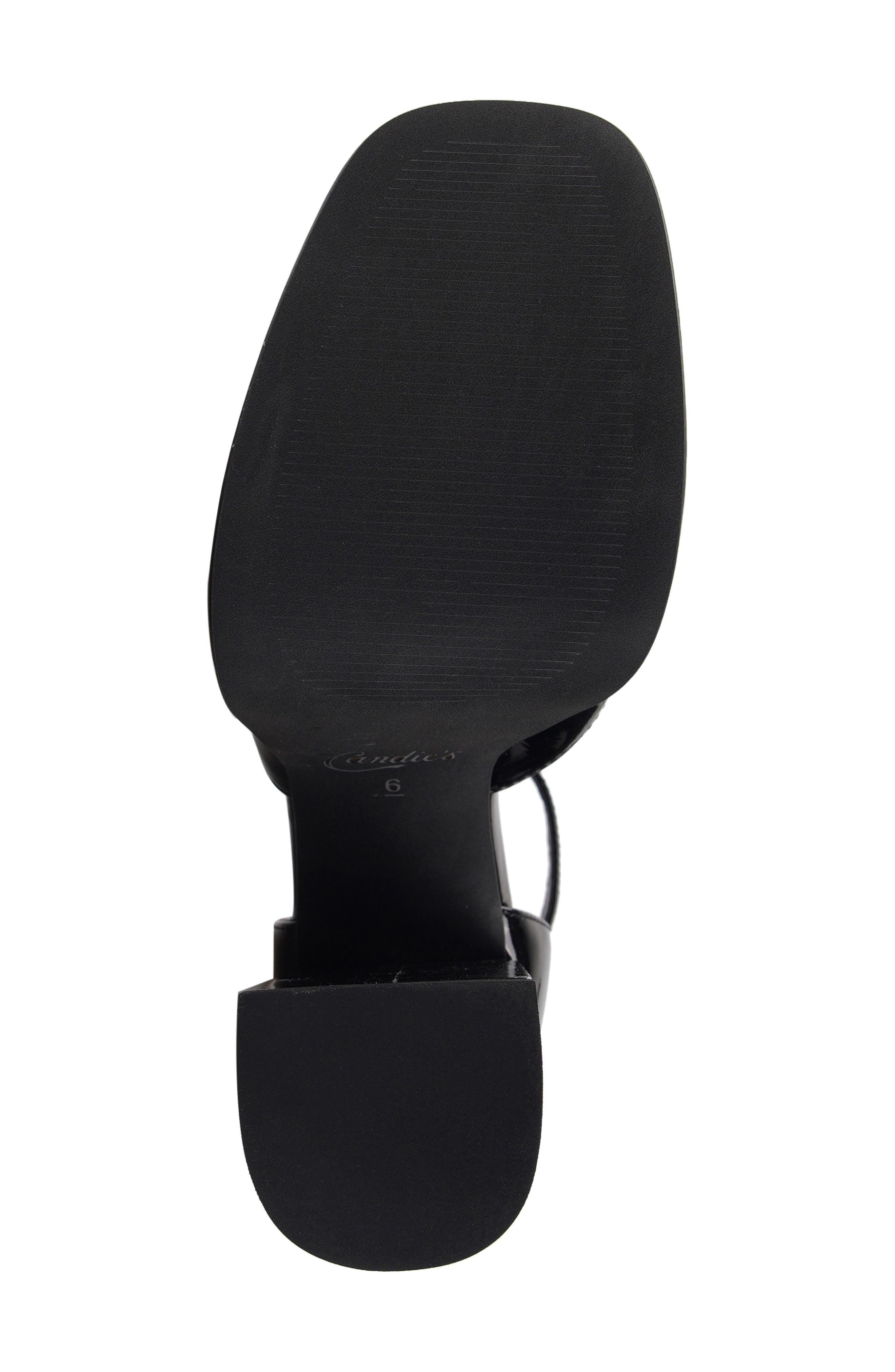Topanga Ankle Strap Platform Pump, Alternate, color, BLKFX