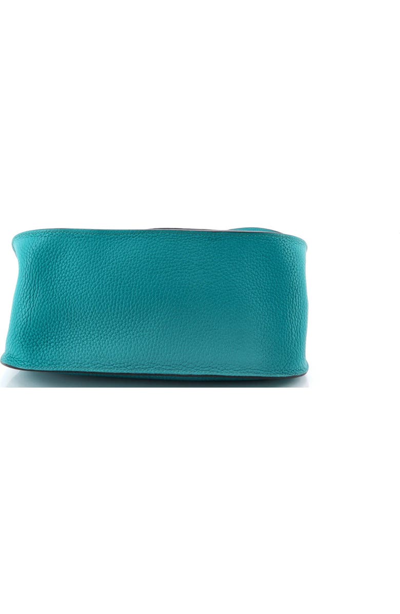 Pre-Owned Hermes Jypsiere Bag Clemence 28, Alternate, color, Bleu Paon