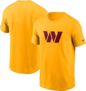 Nike Men's Nike Gold Washington Commanders Primary Logo T-Shirt