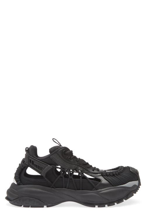 Versace Mercury Sneaker In Black