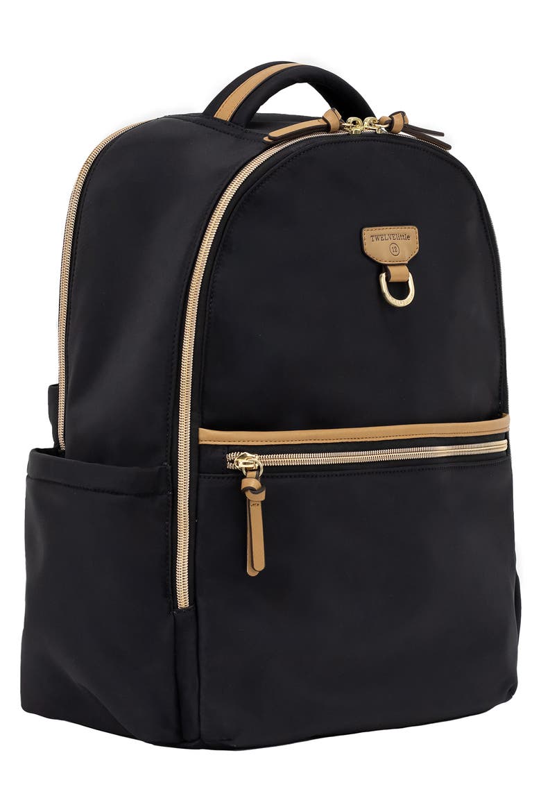 On the Go 3.0 Water Resistant Diaper Backpack, Alternate, color, BLACK/ TAN