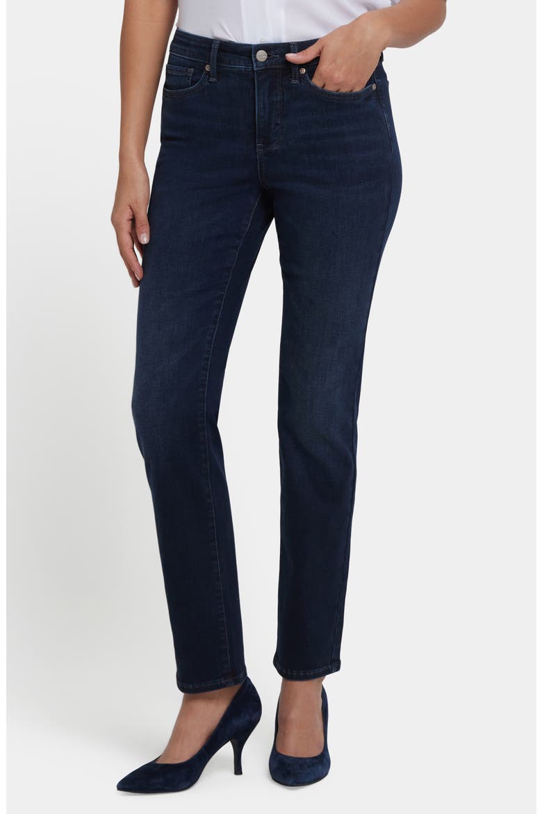 Sheri Rhinestone Skinny Jeans, Main, color, BLACKEN BLUE