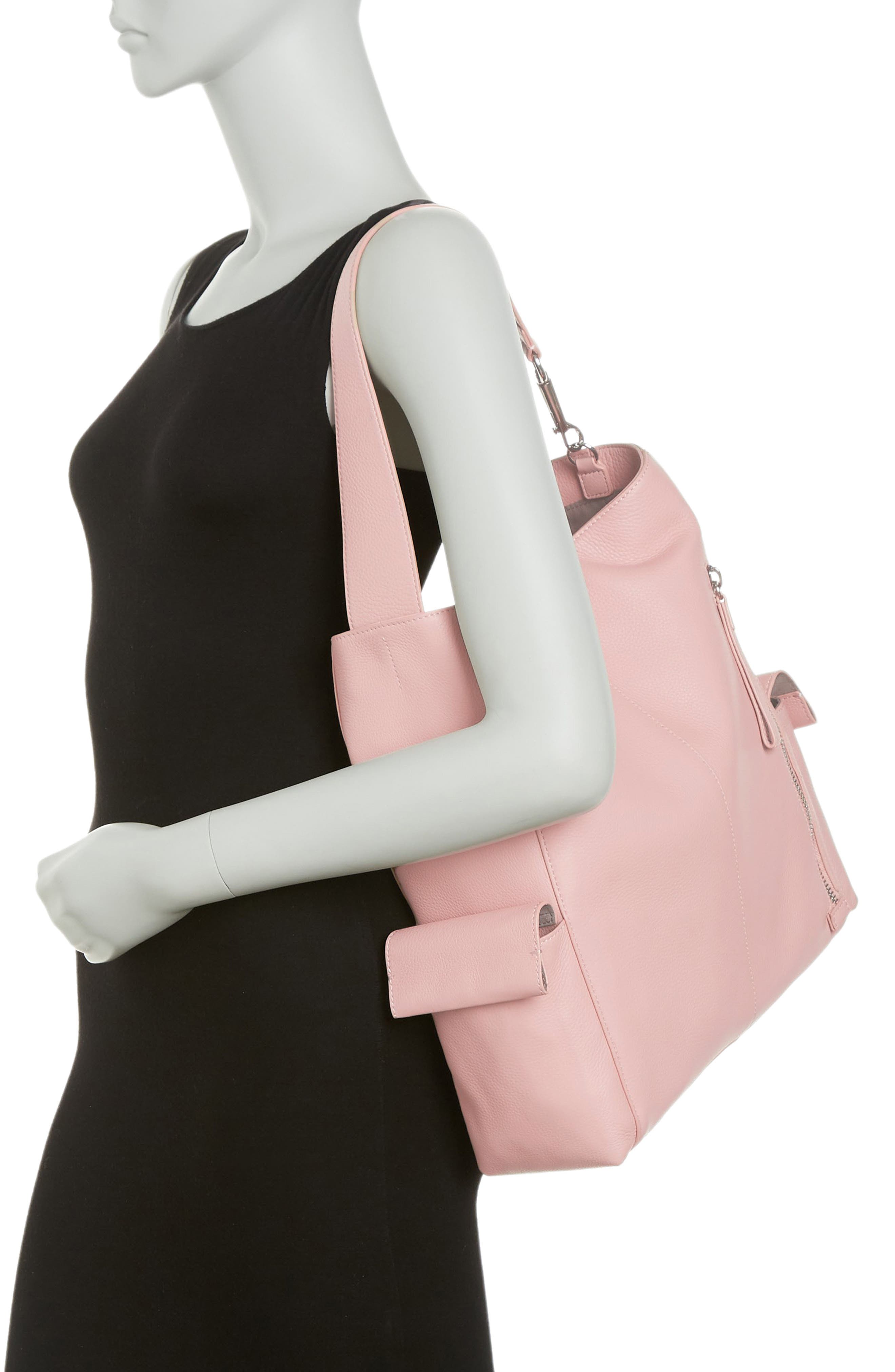 Vince Camuto Garri Leather Shoulder Hobo Bag, Alternate, color, 