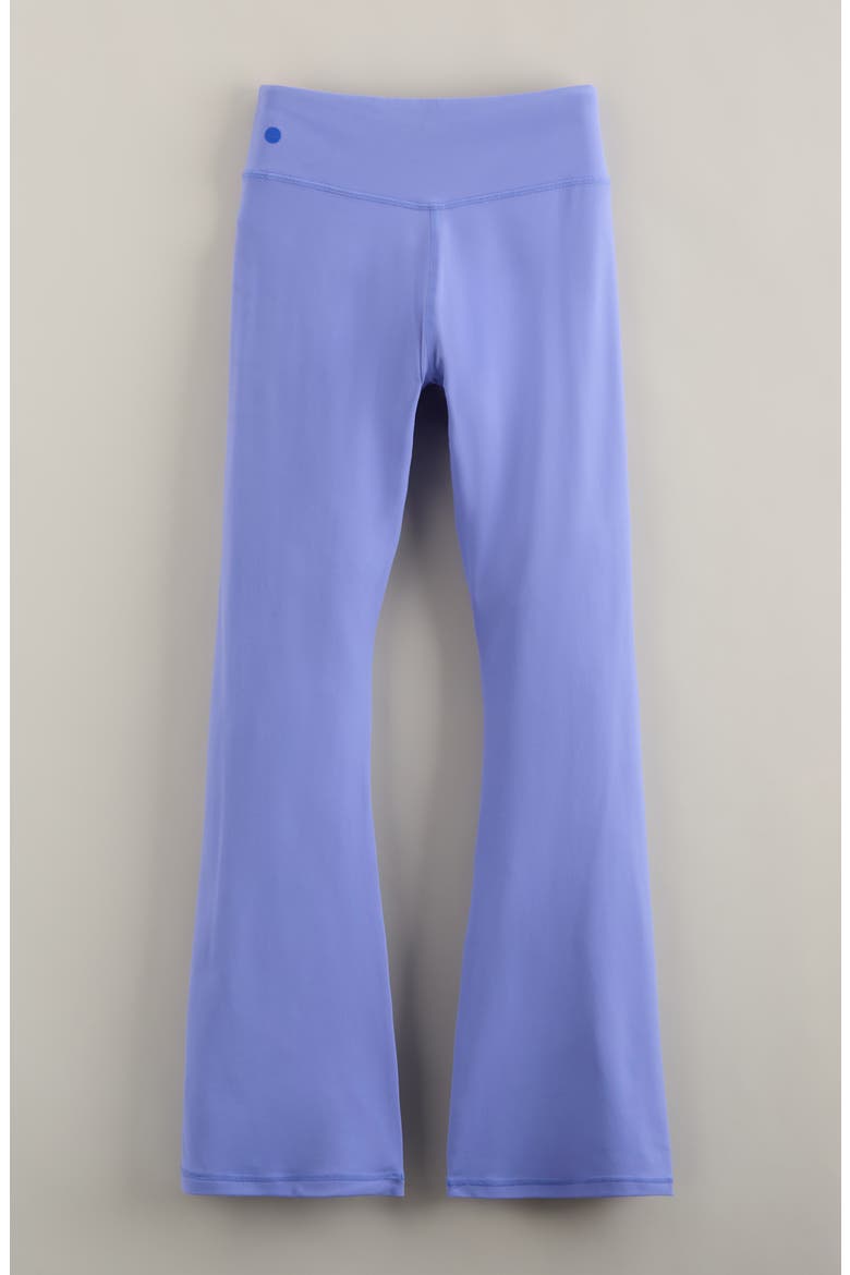 Kids' Live By Crossover High Waist Flare Leggings, Alternate, color, BLUE PERSIA