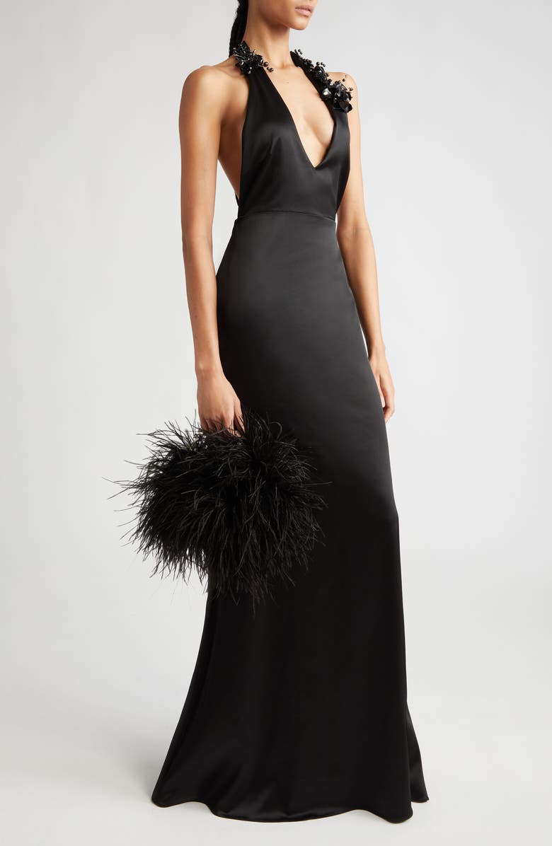 L’alingi Feather Top Handle Bag, Alternate, color,