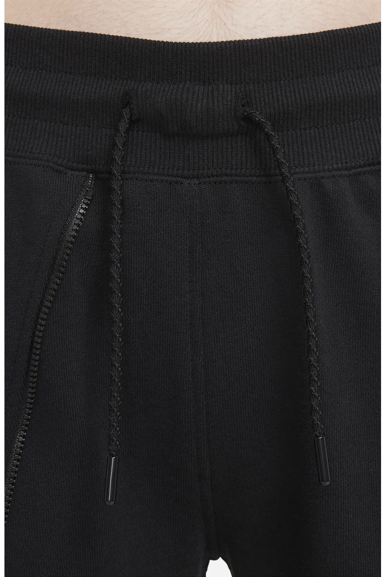 Sportswear Tapered Fleece Sweatpants, Alternate, color, BLACK/ WHITE