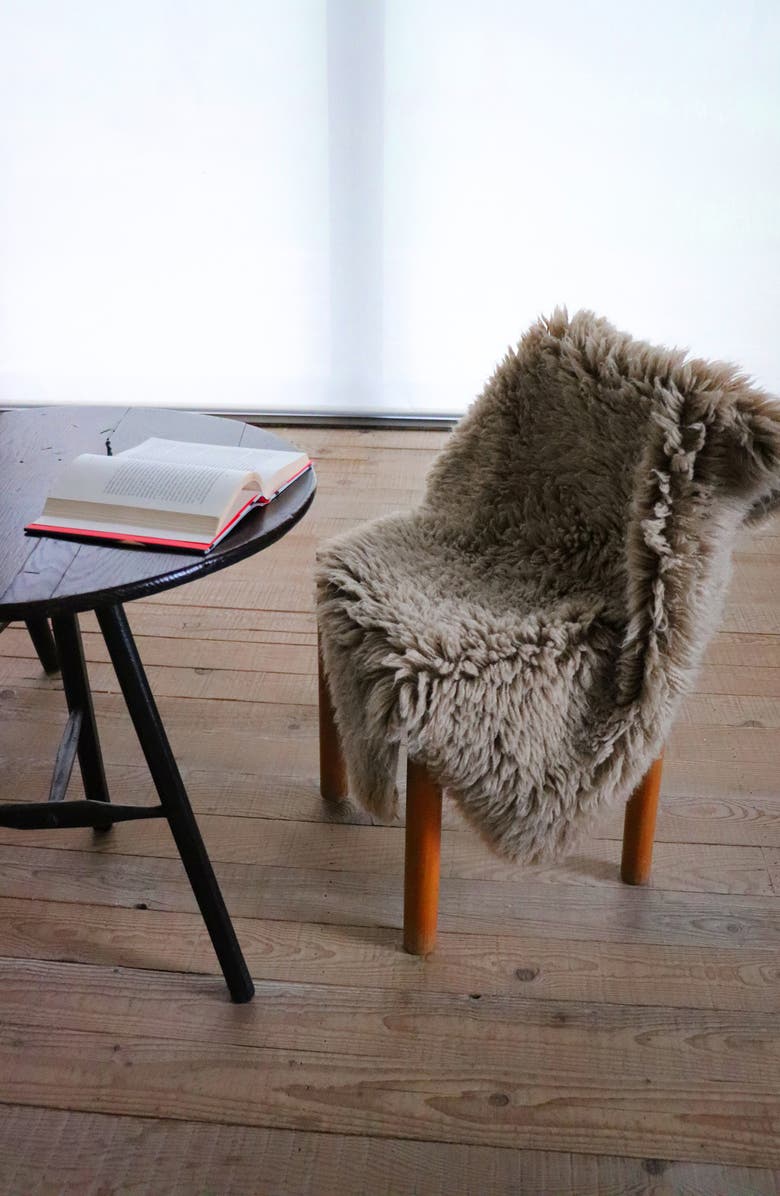 Lorena Canals Woolly Woolable Washable Wool Rug, Alternate, color, Grey