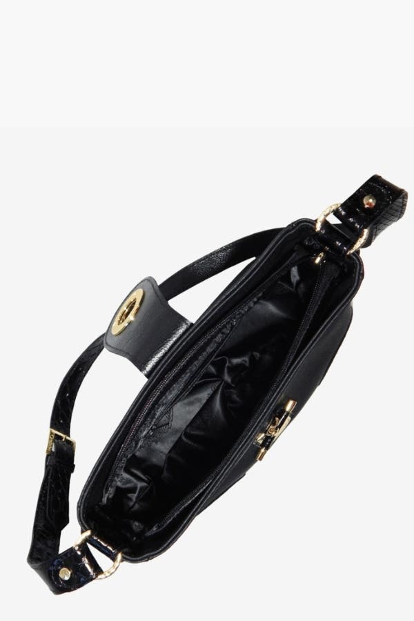 Cherry Blossom Shoulder Bag 212, Alternate, color, Black