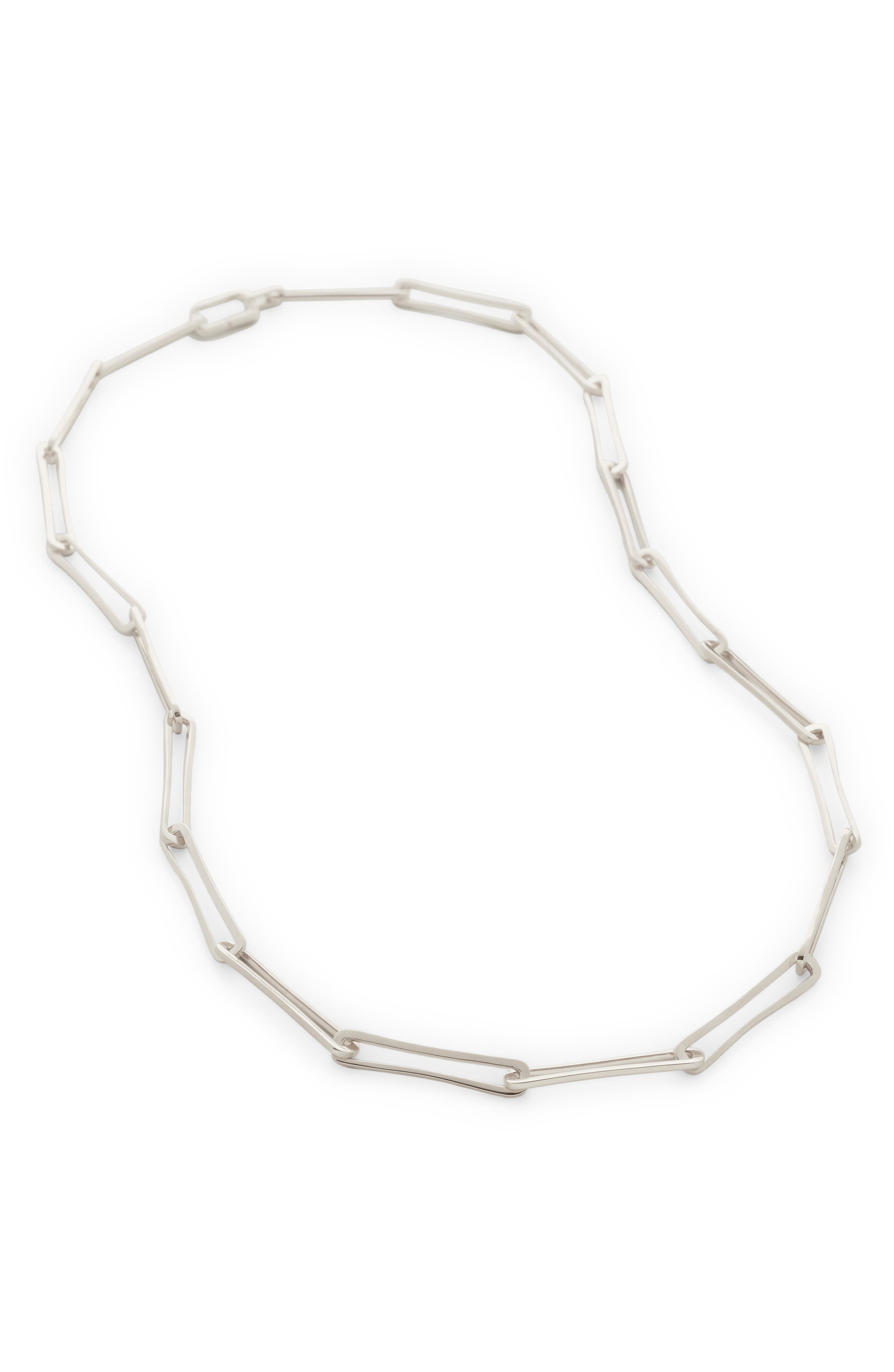 Monica Vinader Alta Long Link Necklace