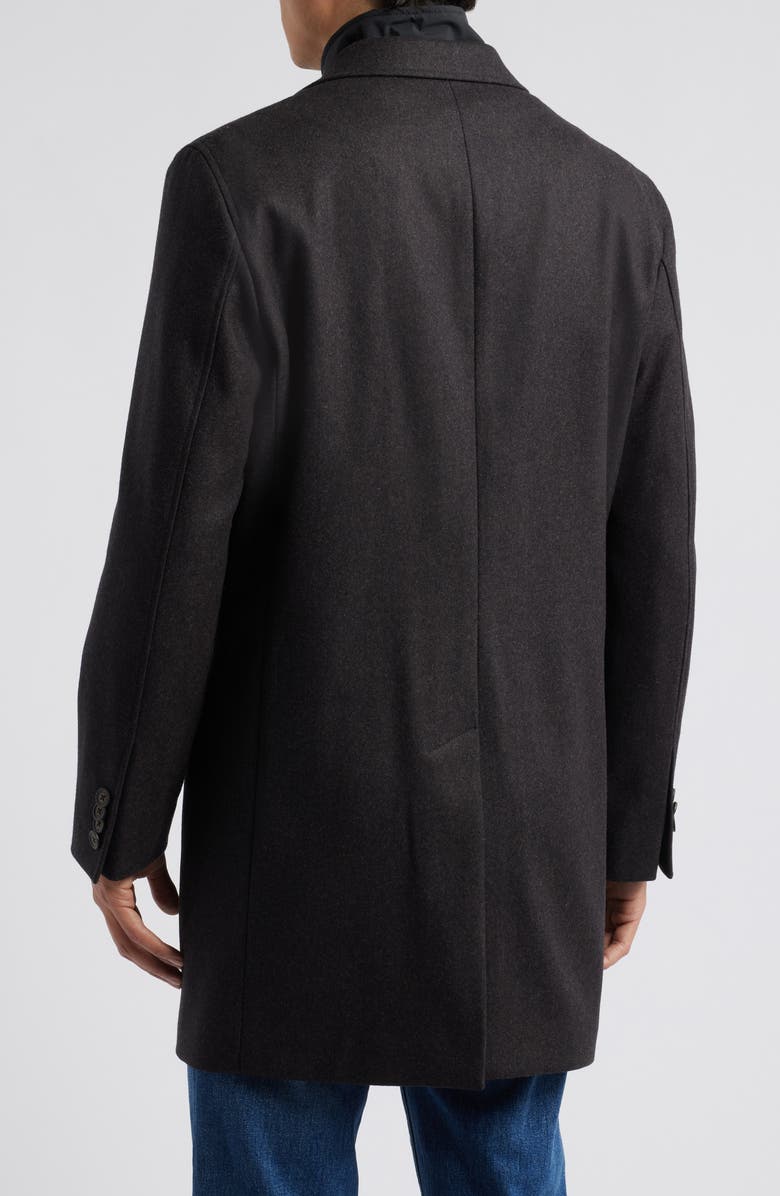 Jack Victor Delroy Wool Topcoat with Removable Bib, Alternate, color,