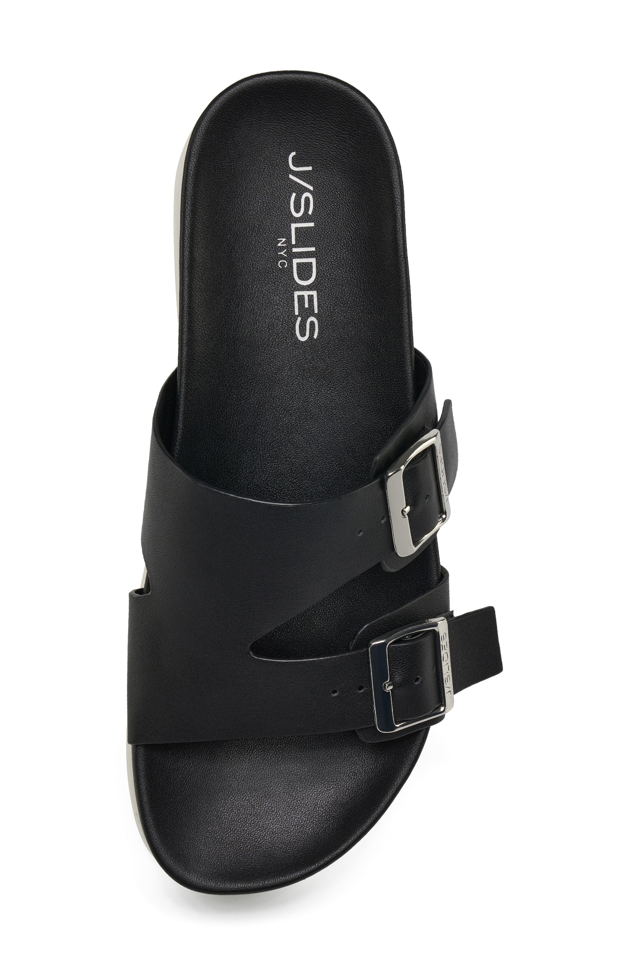 JSlides Bianca Platform Sandal, Alternate, color, Black