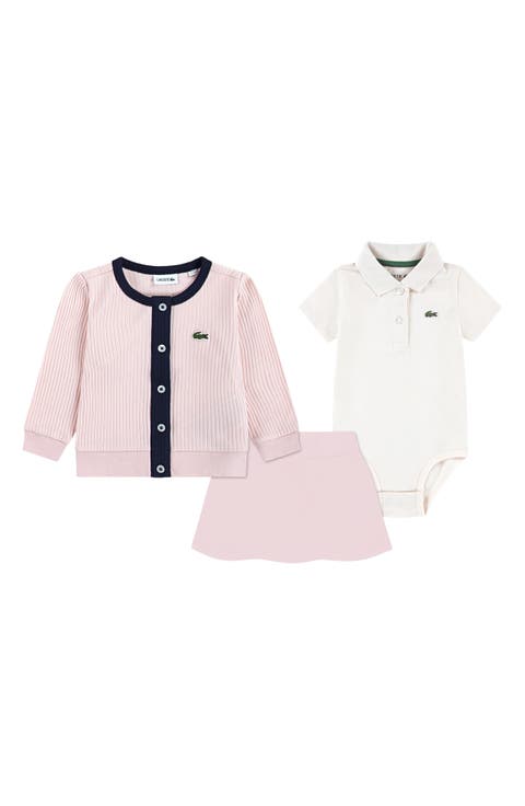 Kids' Cardigan, Bodysuit & Skirt Set (Baby)