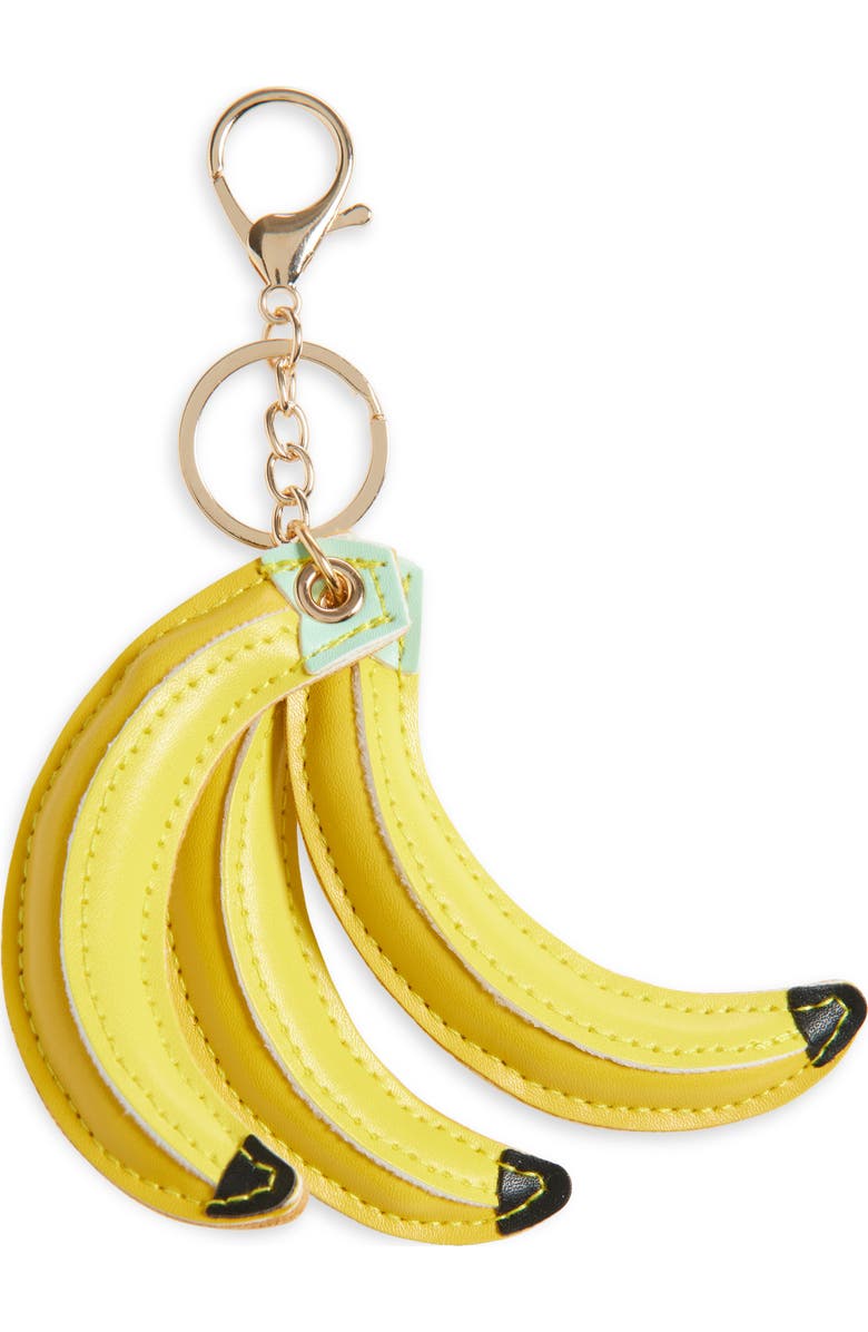 BP. Banana Bag Charm, Main, color, Yellow Multi
