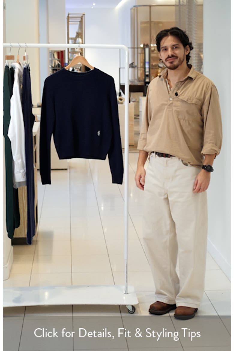 SRC Cashmere & Wool Crewneck Sweater video