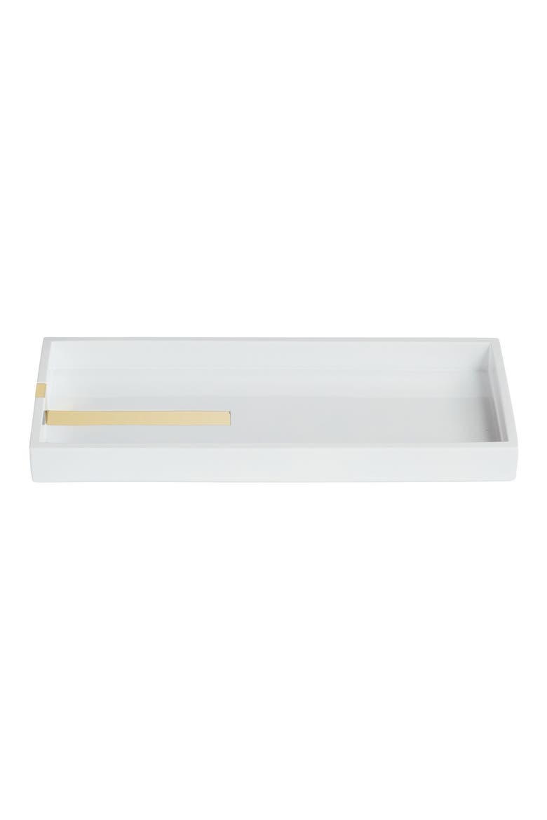 Houston Street Soap Dish, Alternate, color, WHITE