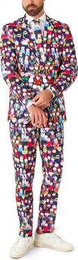 OppoSuits x South Park Slim Fit Two-Piece Suit & Tie Set