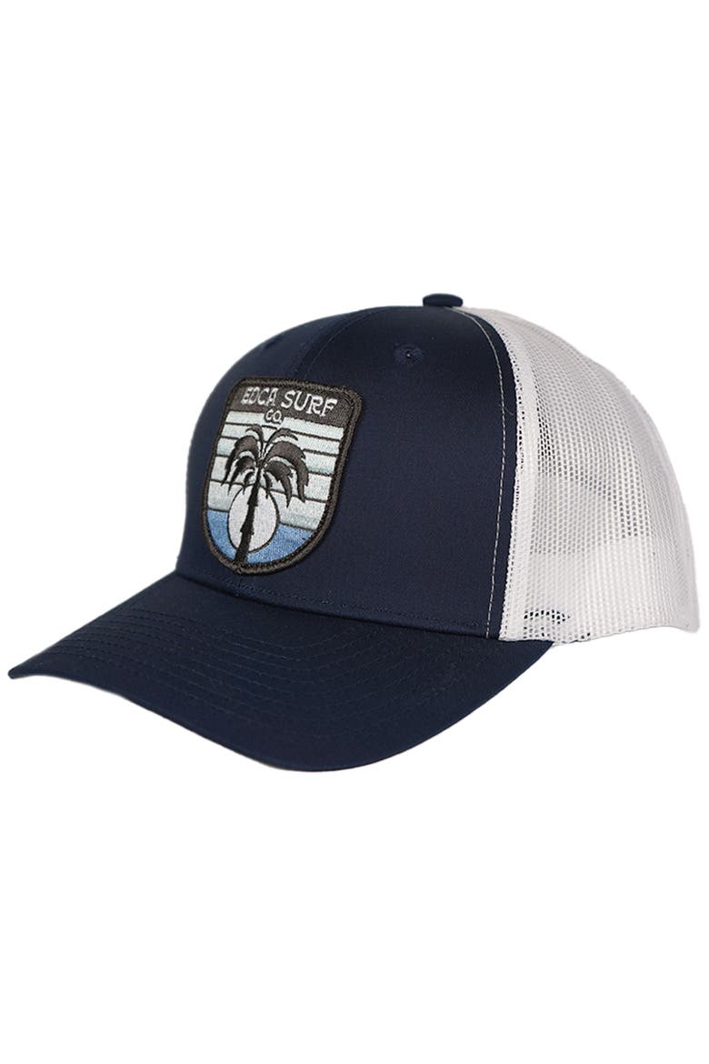 19th Street Snapback Hat, Alternate, color, Navy / White