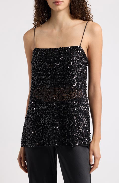 Everly Sequin Longline Camisole
