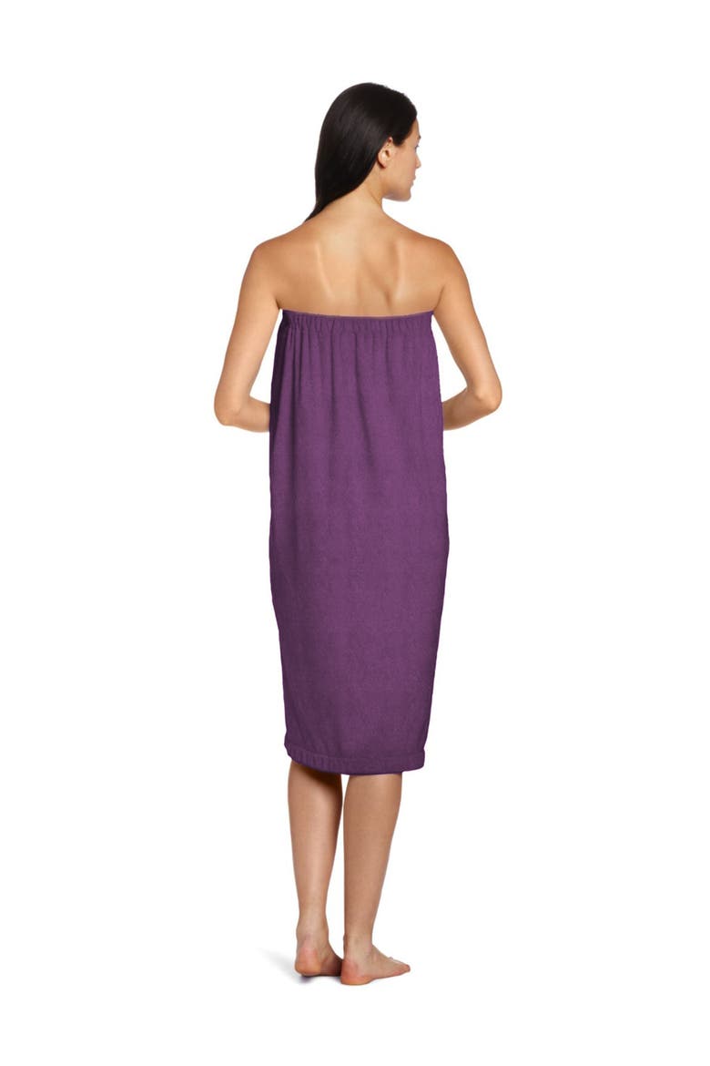 Women's Eggplant Shower Wrap, Alternate, color, Eggplant