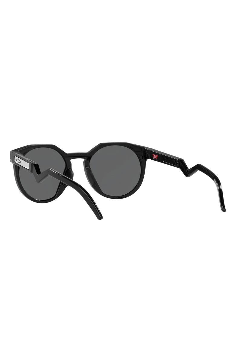 Oakley HSTN 52mm Irregular Sunglasses, Alternate, color, Matte Black