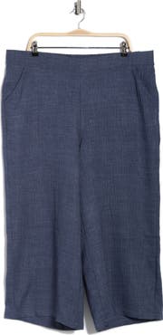 MAX STUDIO Textured Wide Leg Crop Pants