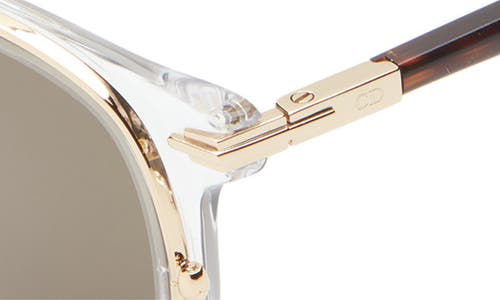 Dior Blacksuit S14i 49mm Small Square Sunglasses In Neutral