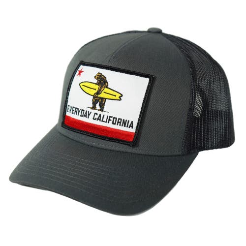 Everyday California Shores Snapback Hat In Black