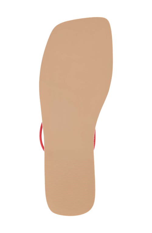 Beach By Matisse Coastline Slide Sandal In Cherry Red