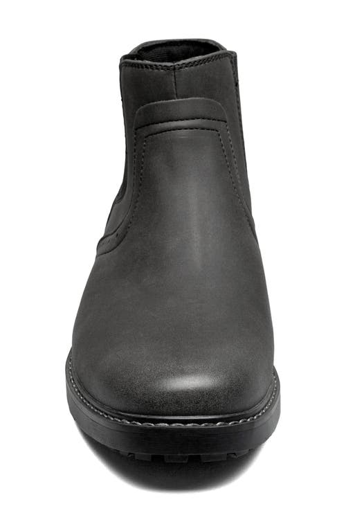 Nunn Bush Delton Plain Toe Chelsea Boot In Black