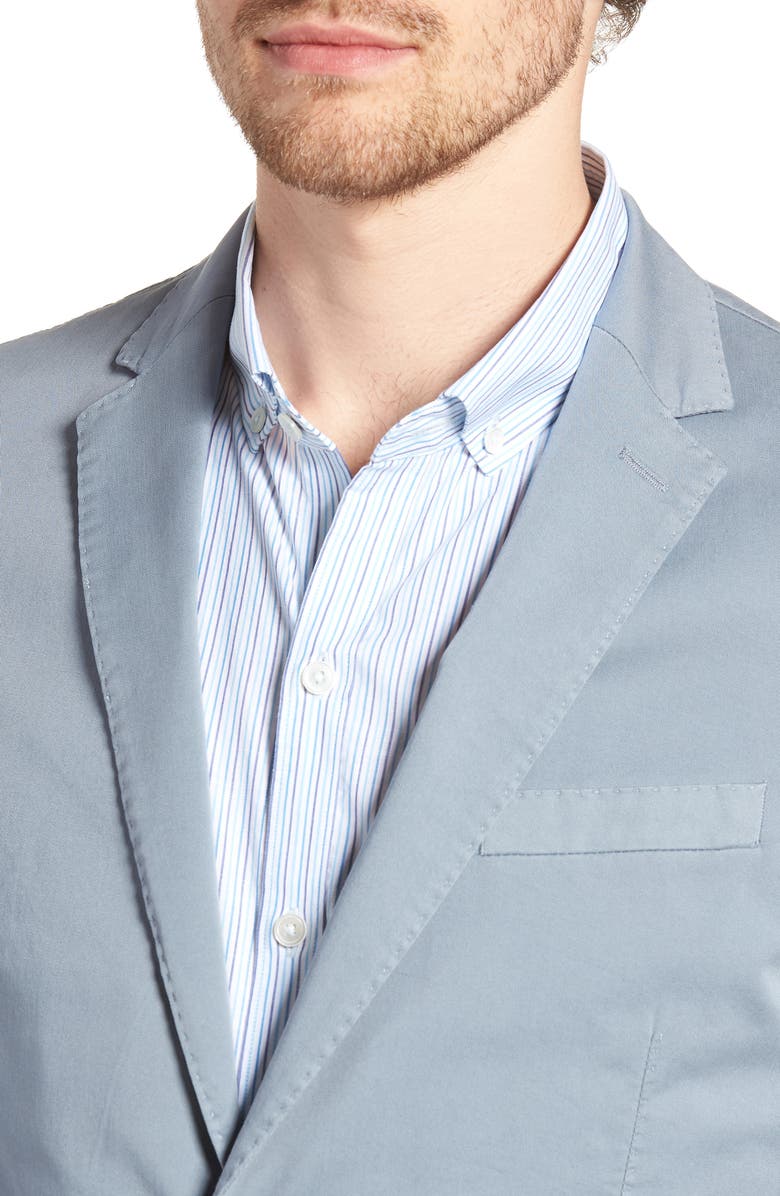 BOSS Hanry-D Trim Fit Stretch Cotton Blazer, Alternate, color,