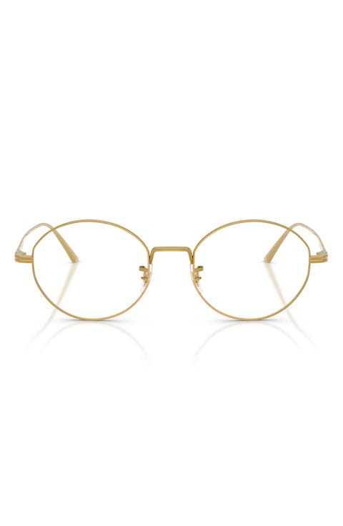 50mm Khaite Oval Optical Frames