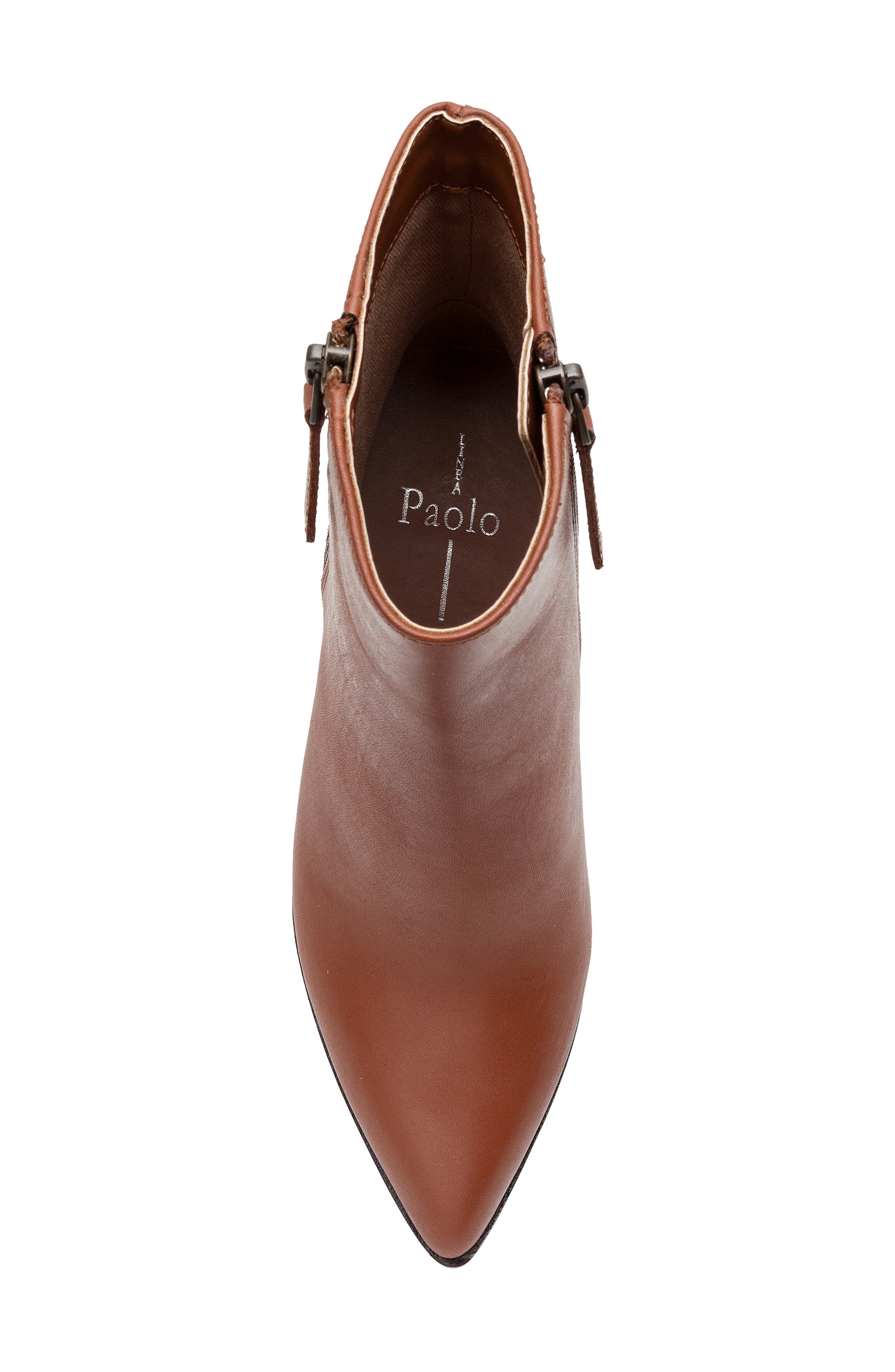 Linea Paolo Viva Bootie, Alternate, color, Cognac