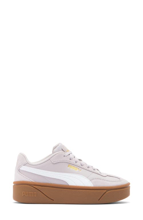 Puma Club Ii Era Platform Sneaker In Marble- White