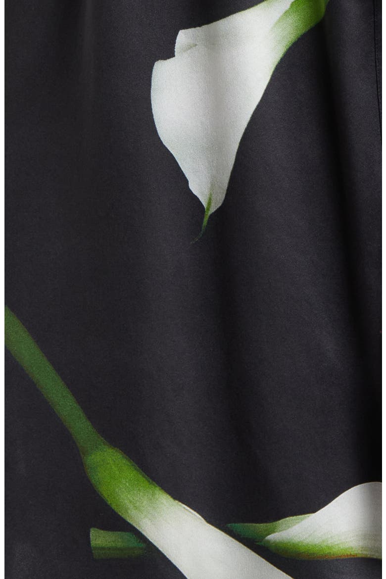 Washable Silk Robe, Alternate, color, FLOATING LILY LARGE