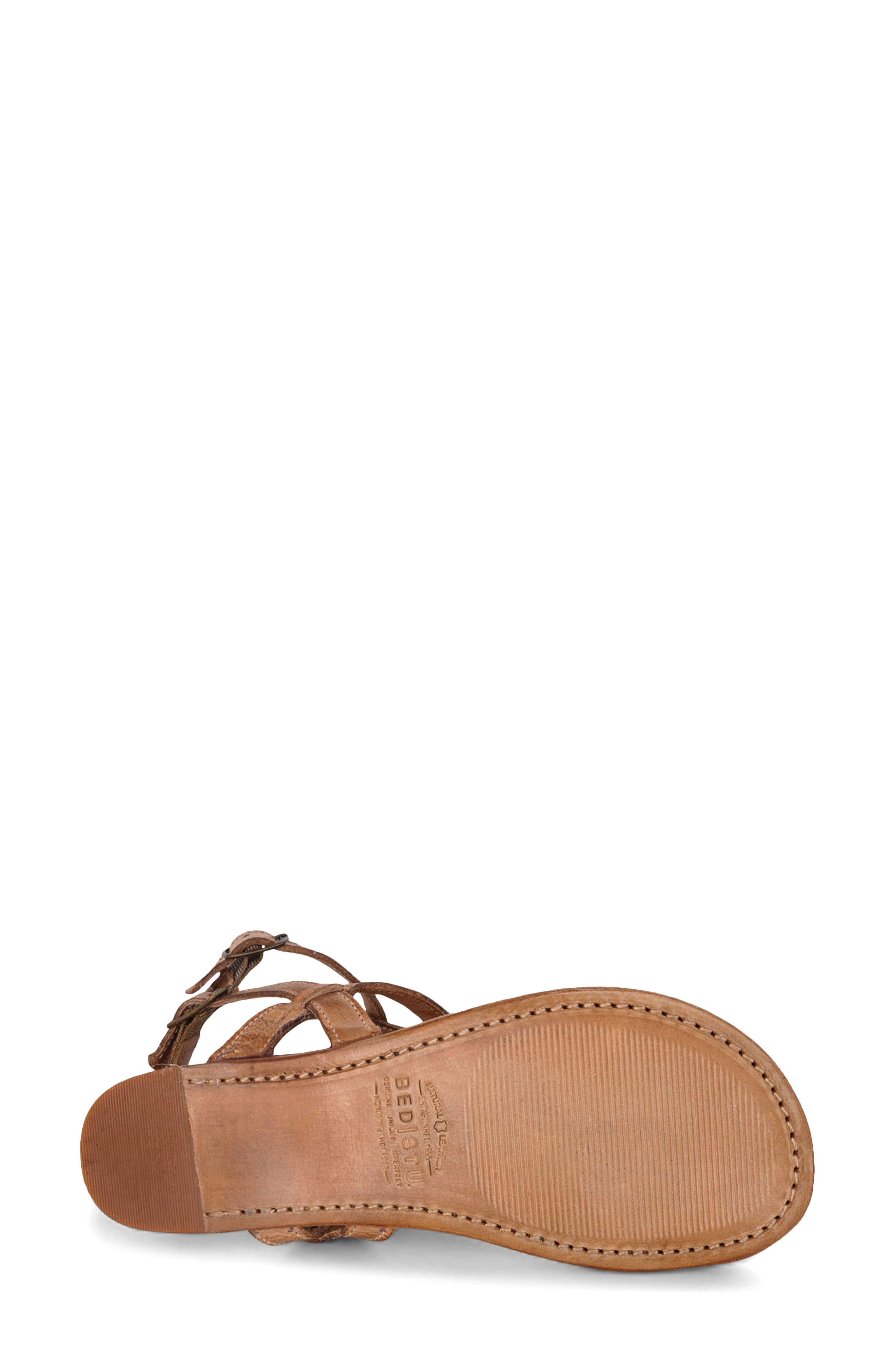 Bed Stu Moon Ankle Strap Sandal, Alternate, color, Tan Dip Dye