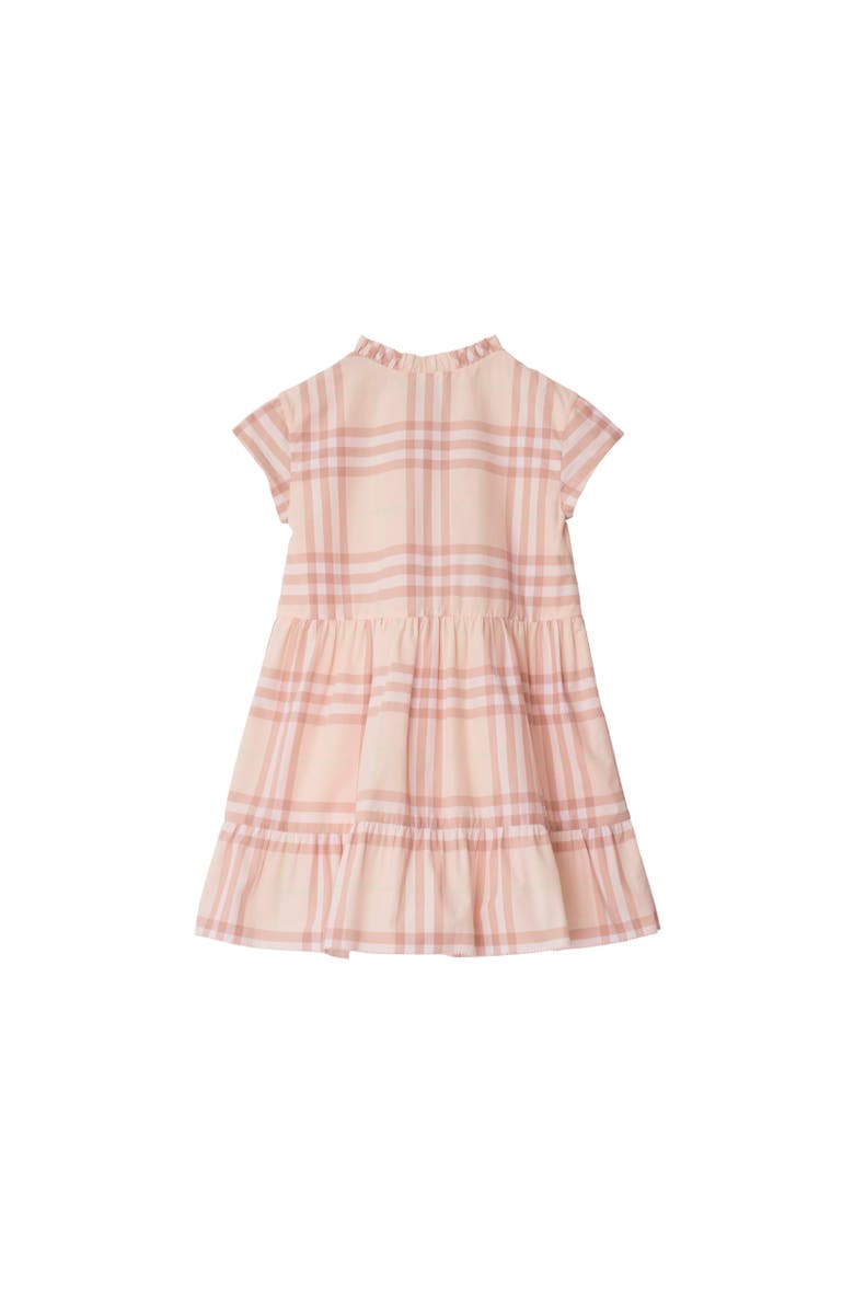 Burberry Check Cotton Poplin Dress, Alternate, color, Shell