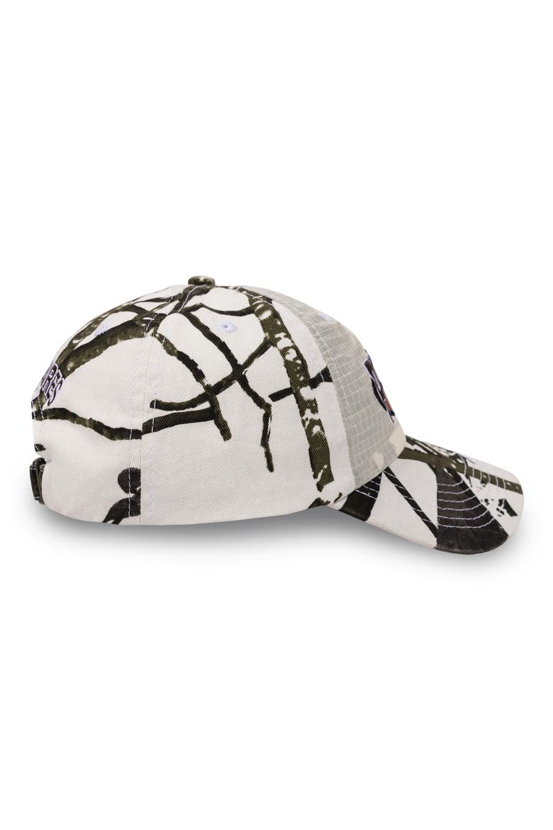 Brown Album Layered Adjustable Baseball Cap, Alternate, color, SNOW