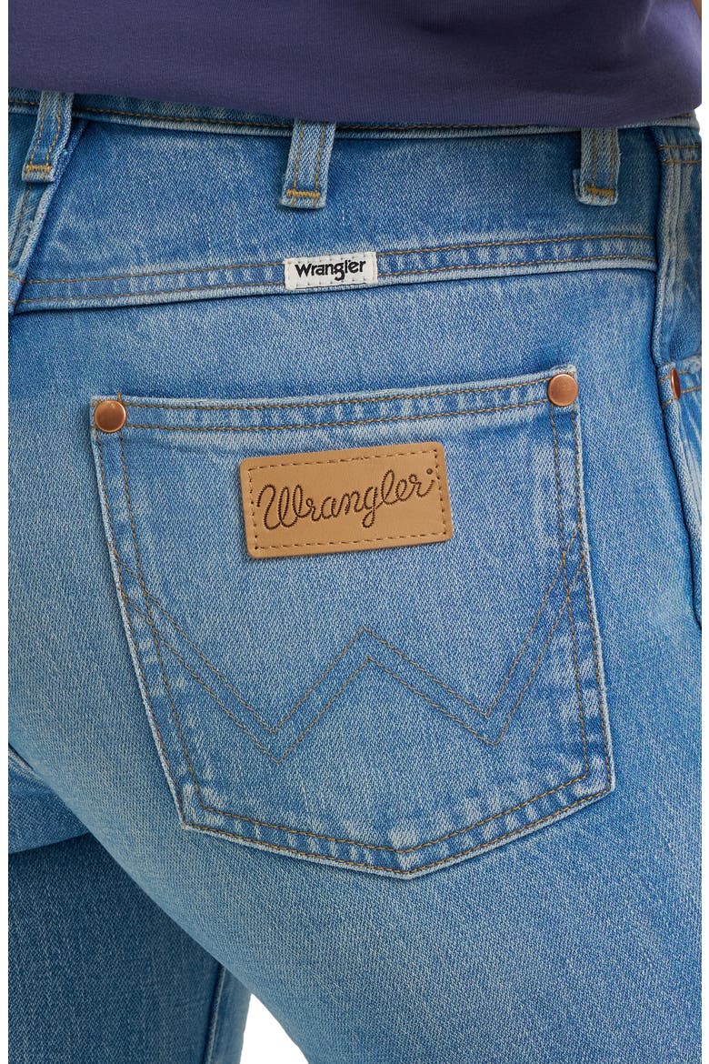 '70s High Rise Flare Jeans, Alternate, color, SOFT OCEAN