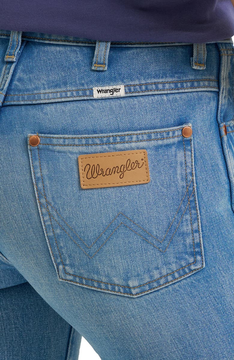 Wrangler '70s Flare Jeans, Alternate, color, Soft Ocean