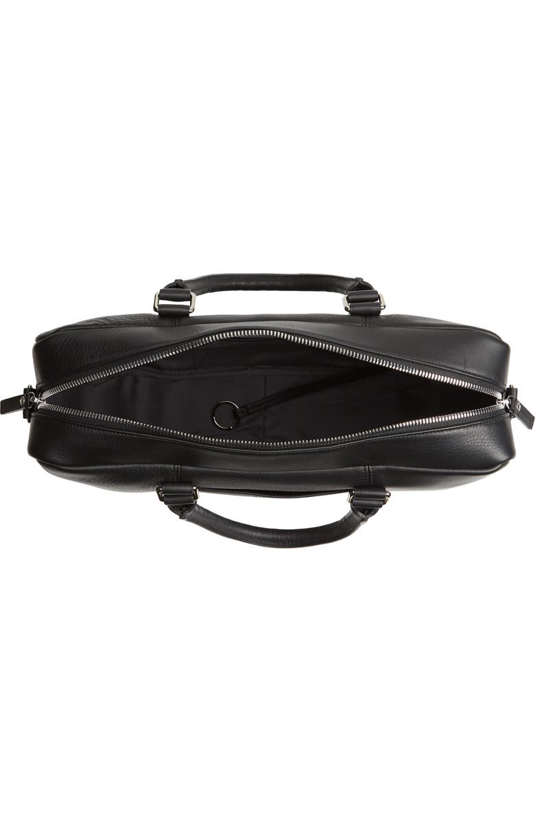 Shinola Signature Leather Slim Briefcase, Alternate, color,