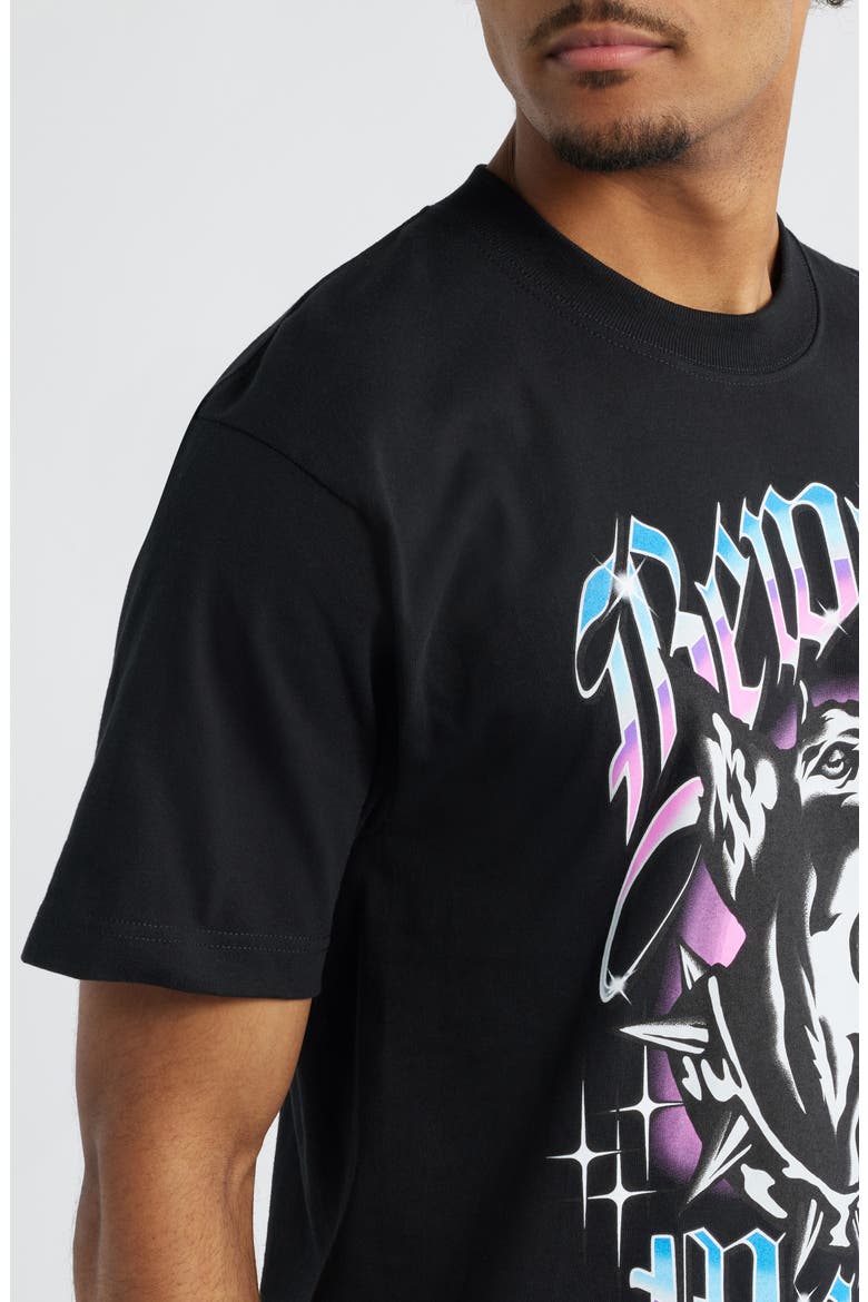 Doberman Graphic T-Shirt (Nordstrom Exclusive), Alternate, color, BLACK