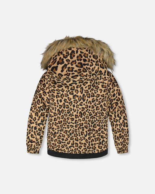 Deux Par Deux Two-piece Play Snowsuit With Animal Jacket In Multi